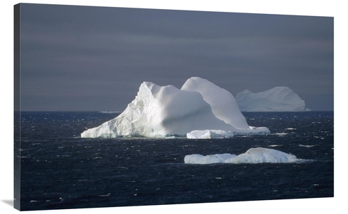 Global Gallery GCS-452379-44-142 44 in. Icebergs in Open Ocean, An