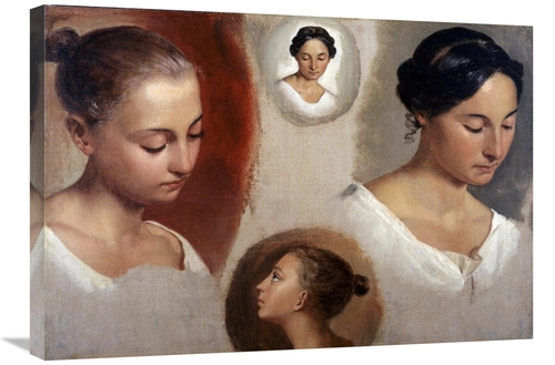 Global Gallery GCS-280886-30-142 30 in. Heads Art Print - Unknown