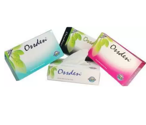 white tissue facial pack WHITE pack of 4