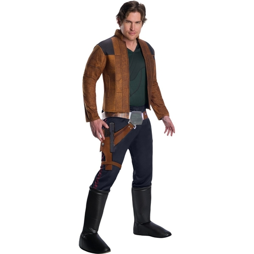 Rubies 266387 Halloween Solo A Star Wars Story-Han Solo Deluxe Mens Co