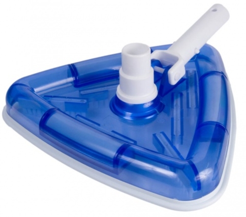 JED JED174B Vinyl Vacuum Head Clear - Deluxe Pool Weighted