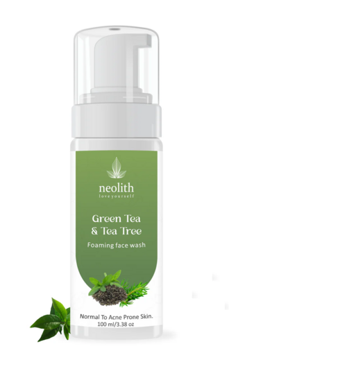 Neolith Green Tea and Tea Tree Foaming Face Wash || Acne Control, Skin