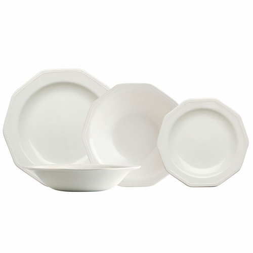 Tableware Churchill Artic White Ceramic White China crockery 19 pcs