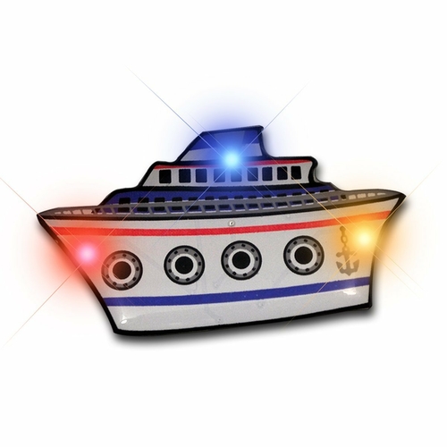 Blinkee 3575010 Cruise Ship Flashing Body Light Lapel Pins