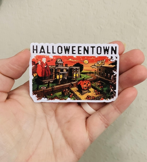 Halloweentown Picture-Halloweentown Sticker/Magnet