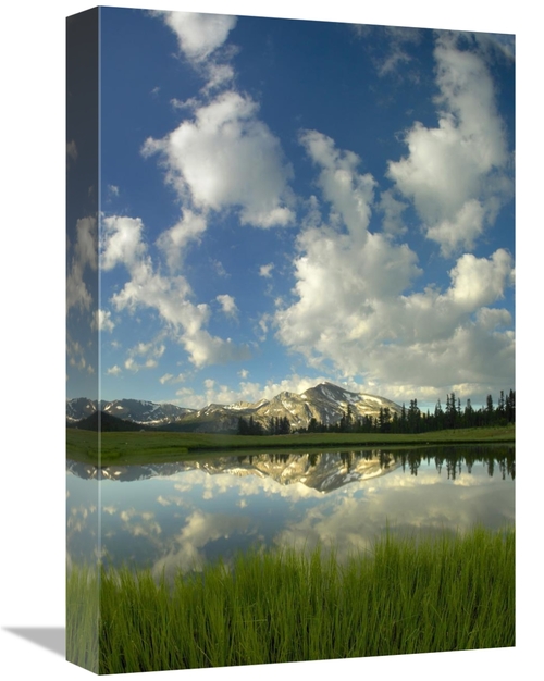 Global Gallery GCS-452123-1218-142 12 x 18 in. Mammoth Peak Reflected 