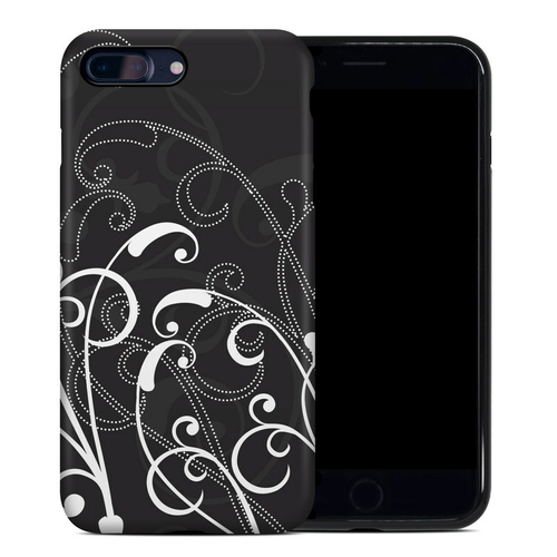 DecalGirl AIP7PHC-BWFLEUR Apple iPhone 7 Plus Hybrid Case - Black & Wh