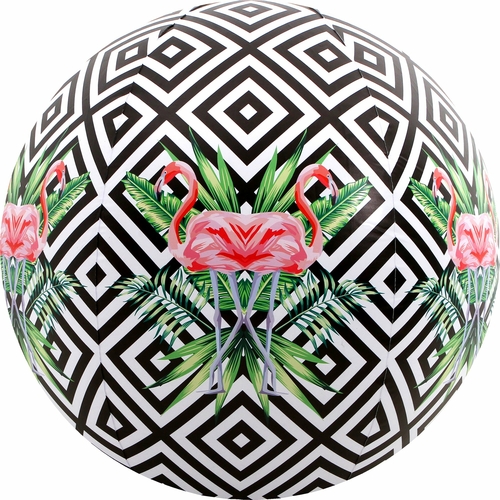 Jumbo Geo Flamingo Beach Ball