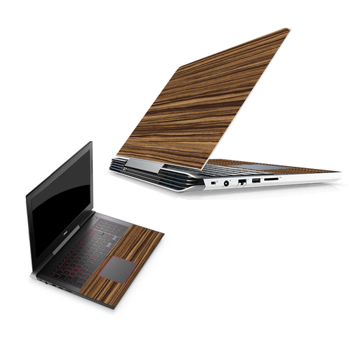 MightySkins DEG515-Dark Zebra Wood Skin for Dell G5 15 in. 2018 Gaming