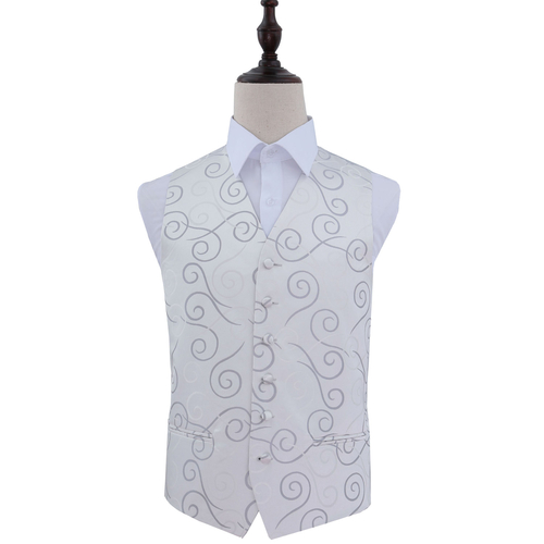 Scroll Waistcoat - Silver, 44'