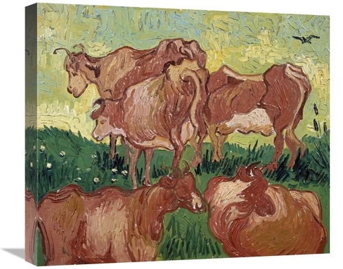 Global Gallery GCS-281315-22-142 22 in. The Cows Art Print - Vincent V