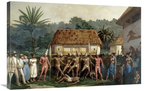 Global Gallery GCS-277605-36-142 36 in. Indian Dancers Art Print - Joh