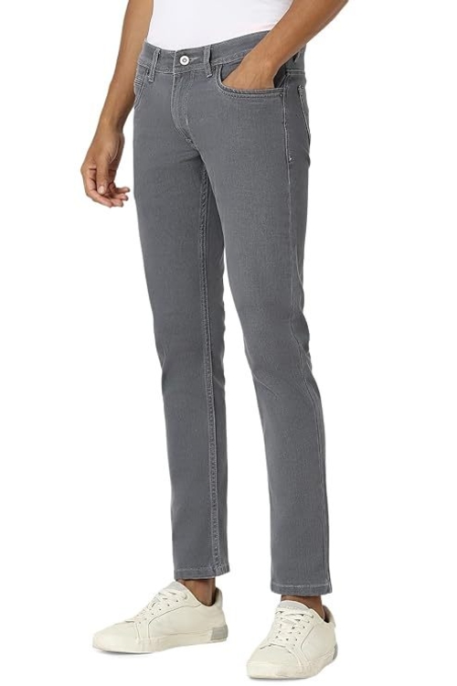 Men Classic Straigh fit Jeans (Size-M) (Color-GREY)