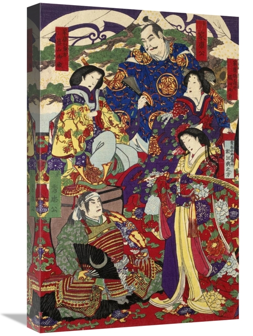 22 in. Tokugawa Leyasu & Tokugawa Hidetada Art Print - Unknown