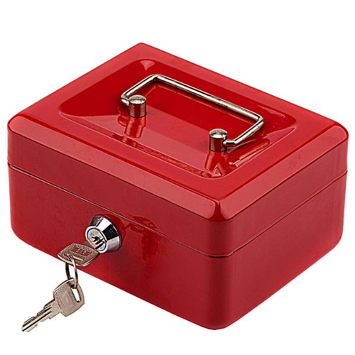 Mini Petty Cash Money Box Stainless Steel safe Box