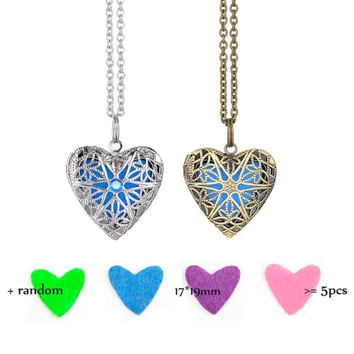 Pieced Vintage Antique Star Heart Perfume