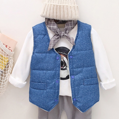 Fashion Kids Coat Boys Girls Thick Coat Padded