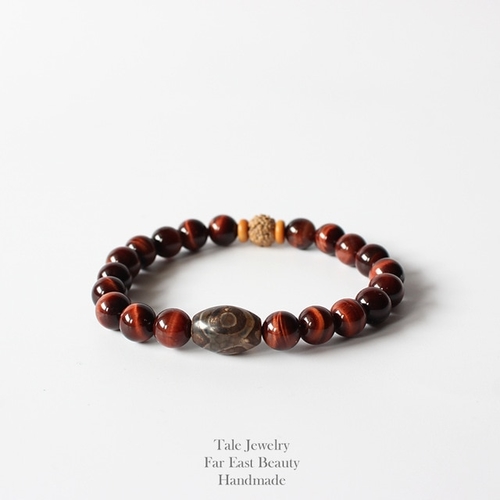 Natural Red Tiger Eye Stone Beads