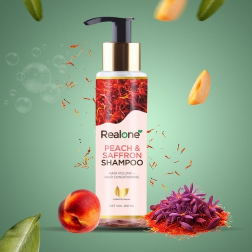 Peach & Saffron Shampoo – 200 ml