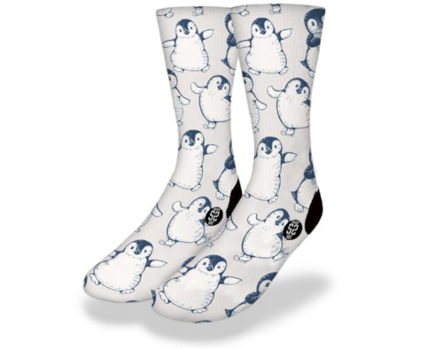 Main DANCING PENGUIN CHICKS Cute Bird Socks image