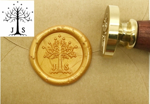 Custom Initials wax seal stamp Tree seals/wedding invitation seal
