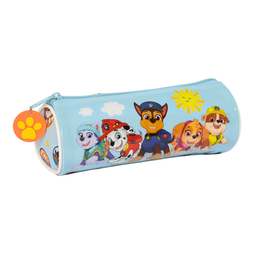 Cylindrical School Case The Paw Patrol Sunshine Blue (20 x 7 x 7 cm)