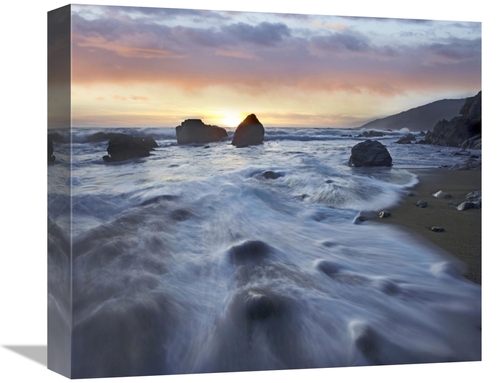 Global Gallery GCS-396075-16-142 16 in. Kirk Creek Beach, Big Sur&