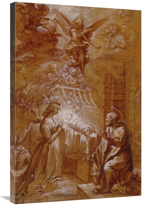 Global Gallery GCS-456778-2436-142 24 x 36 in. The Nativity Art Print 