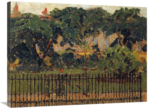 Global Gallery GCS-266414-36-142 36 in. The Park Railings, Morning