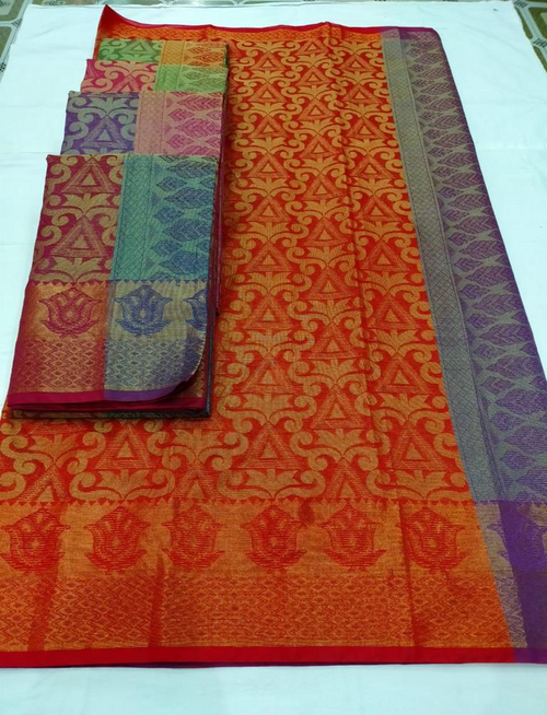 Women's Patola Saree Pack Of 5 Multicolor