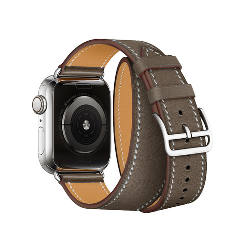 Retro Business Real Leather Apple Watch Strap