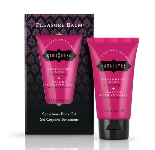 Pleasure Balm Sensations Body Gel - Raspberry Kiss - 1.7 Fl. Oz