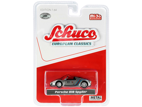 Porsche 918 Spyder #23 \Martini Racing\" Silver Metallic \"European