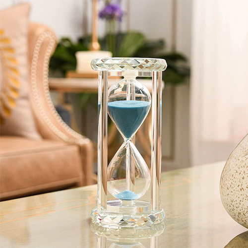 Crystal Look Glass Hourglass