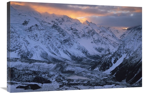 Global Gallery GCS-453450-2436-142 24 x 36 in. Sunset Over Mueller Gla