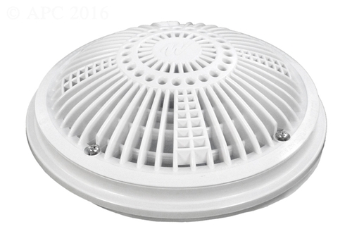 Waterway WW6401800V 8 in. Tru Flo Drain Cover & Frame, White