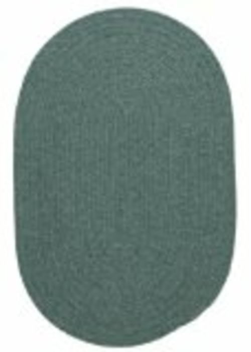 Colonial Mills Rug WL27R024X120 Bristol - Teal 2 ft. x 10 ft. Braided 