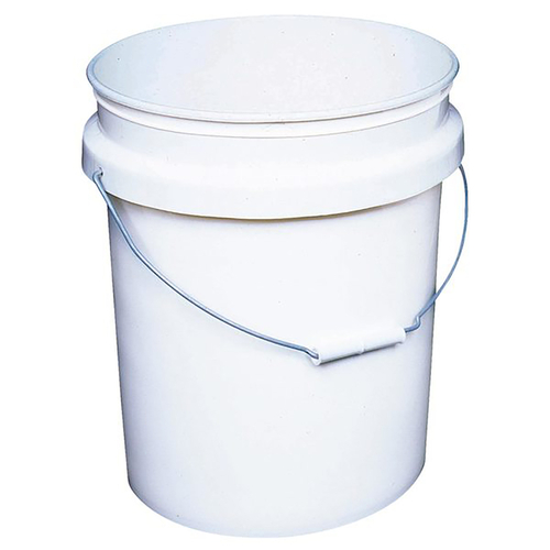 Encore 1898592 AB White 5 gal Plastic Paint Pail - Case of 10