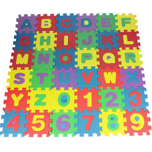 NEW HOT SALES 36 pcs Baby Kids Alphanumeric