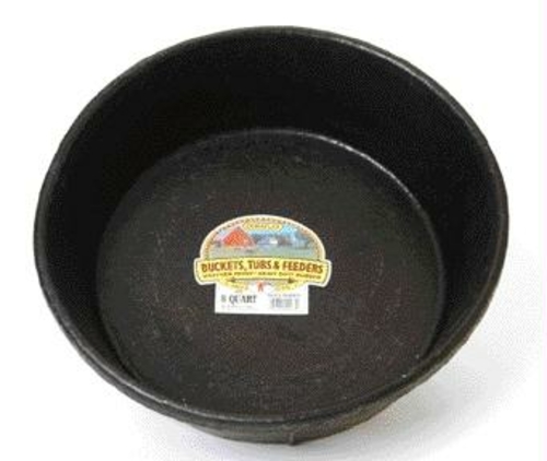 Main Miller Mfg Co Inc Rubber Feed Pan- Black 8 Quart - HP8 image