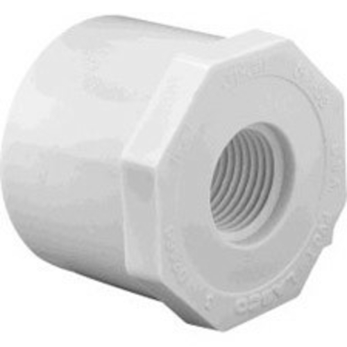 Lasco Fittings PV438247 PVC Reducer 2 x 0.5 in. Spigot Female Pipe Thr