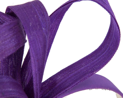 Exclusive purple fascinator