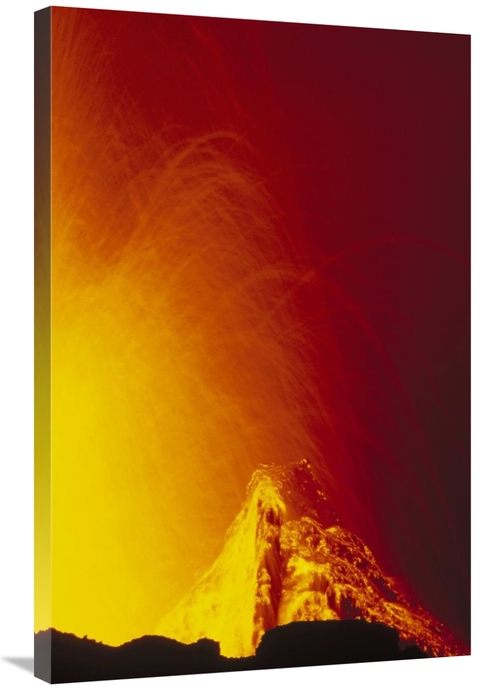 Global Gallery GCS-451144-2436-142 24 x 36 in. Spatter Cone & Lava Fou
