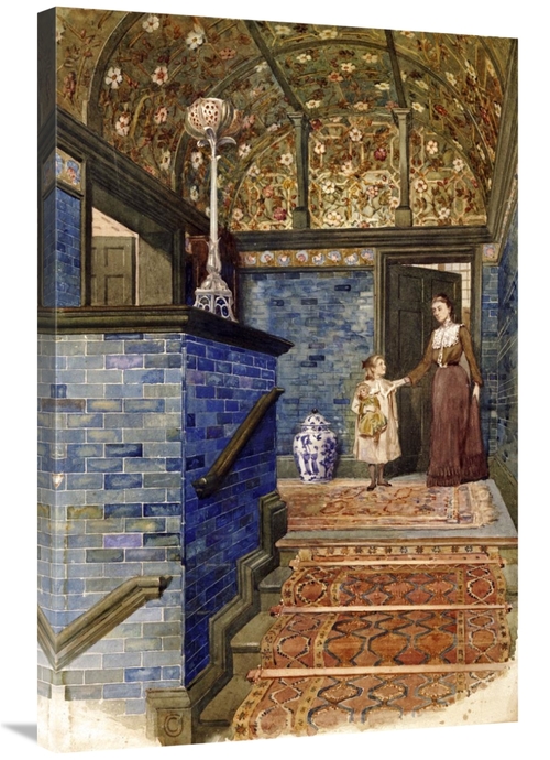 Global Gallery GCS-267890-36-142 36 in. Staircase Hall with William De