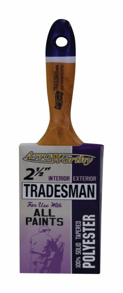 Arroworthy 1808096 Tradesman 2.5 in. Chiseled Polyester Blend Varnish 