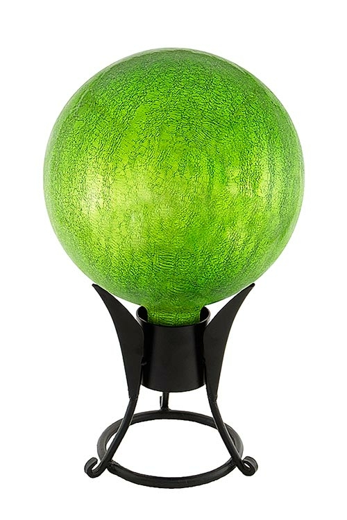 Achla G6-FG-C 6 in. Gazing Globe  Fern Green  Crackle