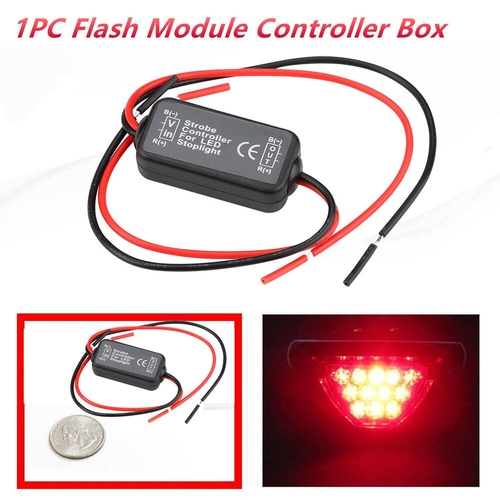 NEW 12V GS-100A LED Brake Stop Light Strobe Flash