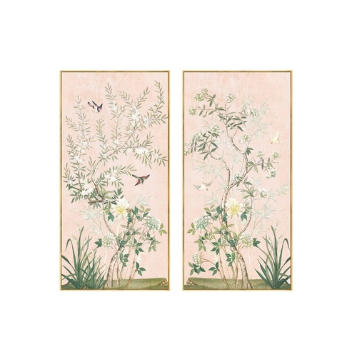 Painting DKD Home Decor Oriental 70 x 4 x 140 cm (2 Units)