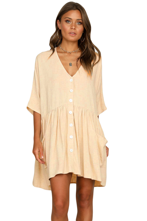 Beige Natural Beauty Dress