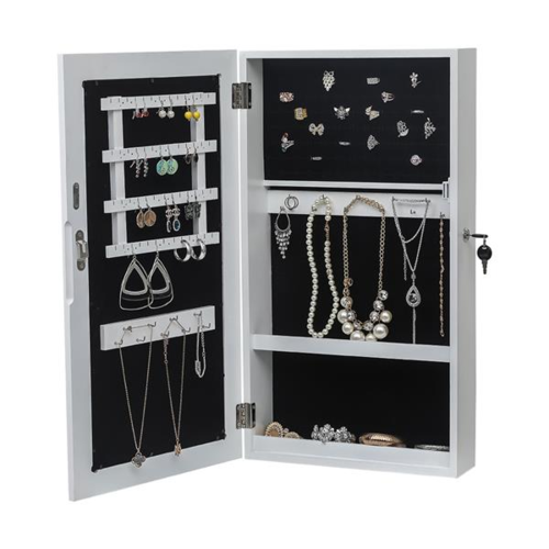 Jewelry Cabinet Armoire with Mirror